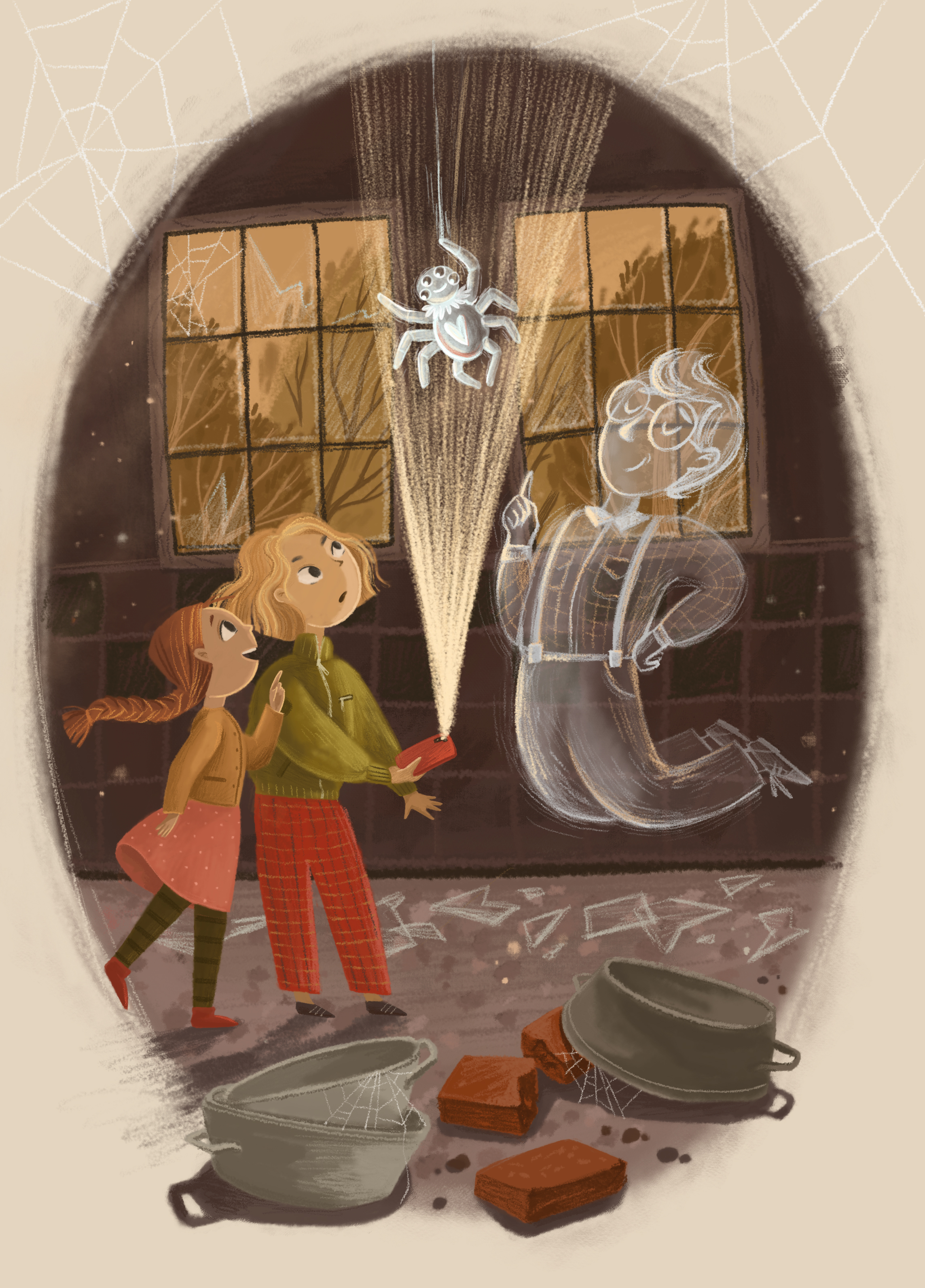 Иллюстрация для сборника рассказов Легенда Затона. Банные привидения.