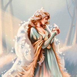 Обложка для стихов и прозы на весеннюю тематику