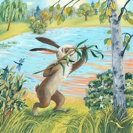 Заяц и вкусная ива