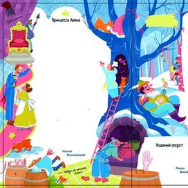 Разворот для журнала "Вверх тормашками"