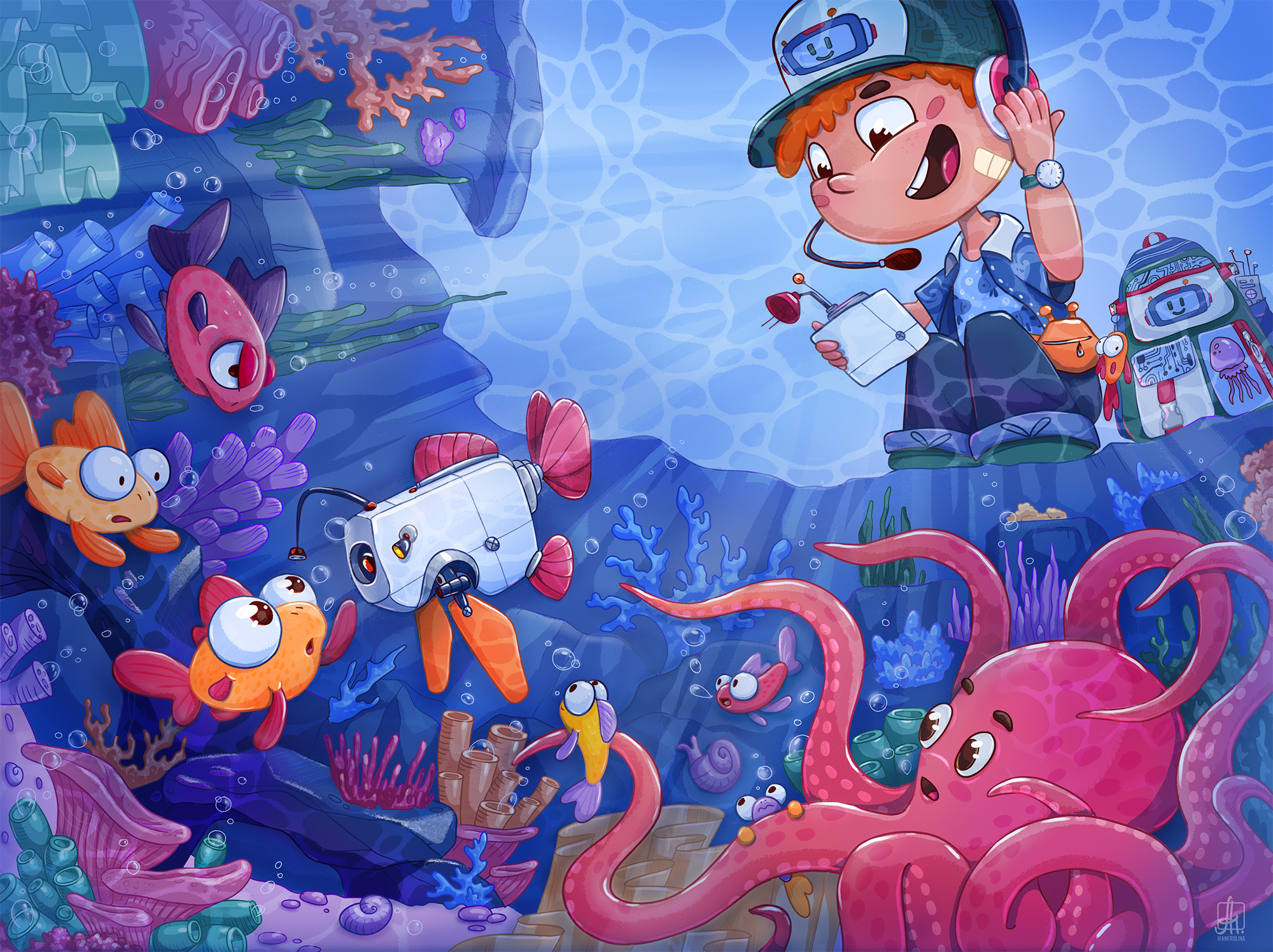 Роборыбка | March of robots