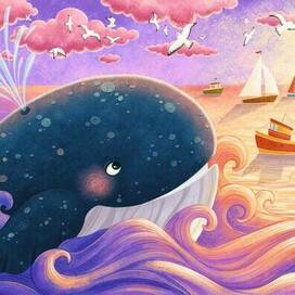 Кит и закат