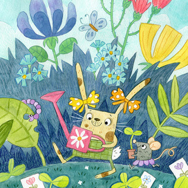 Зайчик садовник