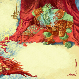 Иллюстрация к книге "Плащ Тролля" Анны Валенберг