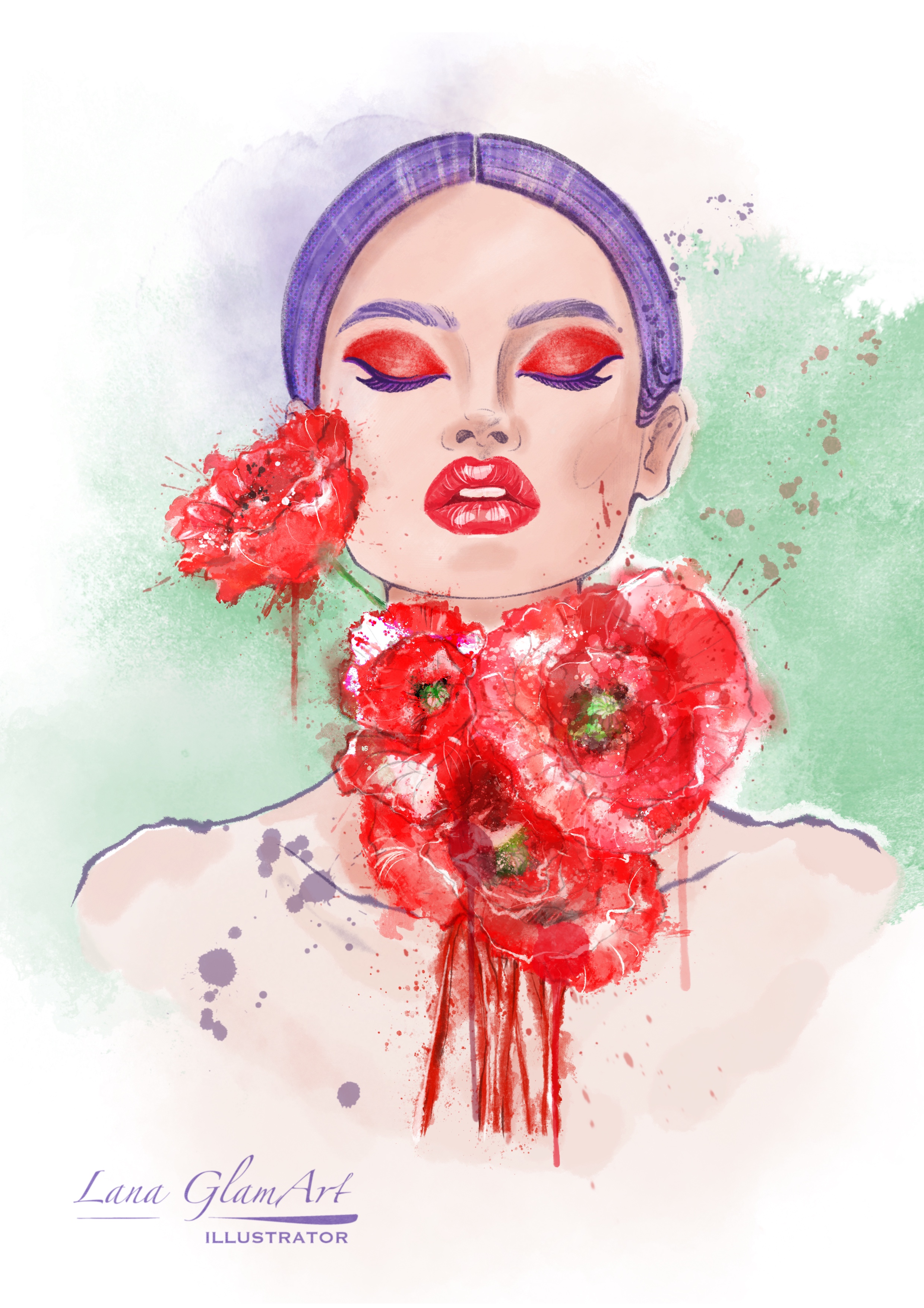 Цветочный акцент