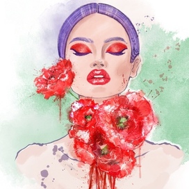 Цветочный акцент