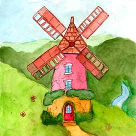 Мельница на холме