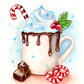 Какао со сливками