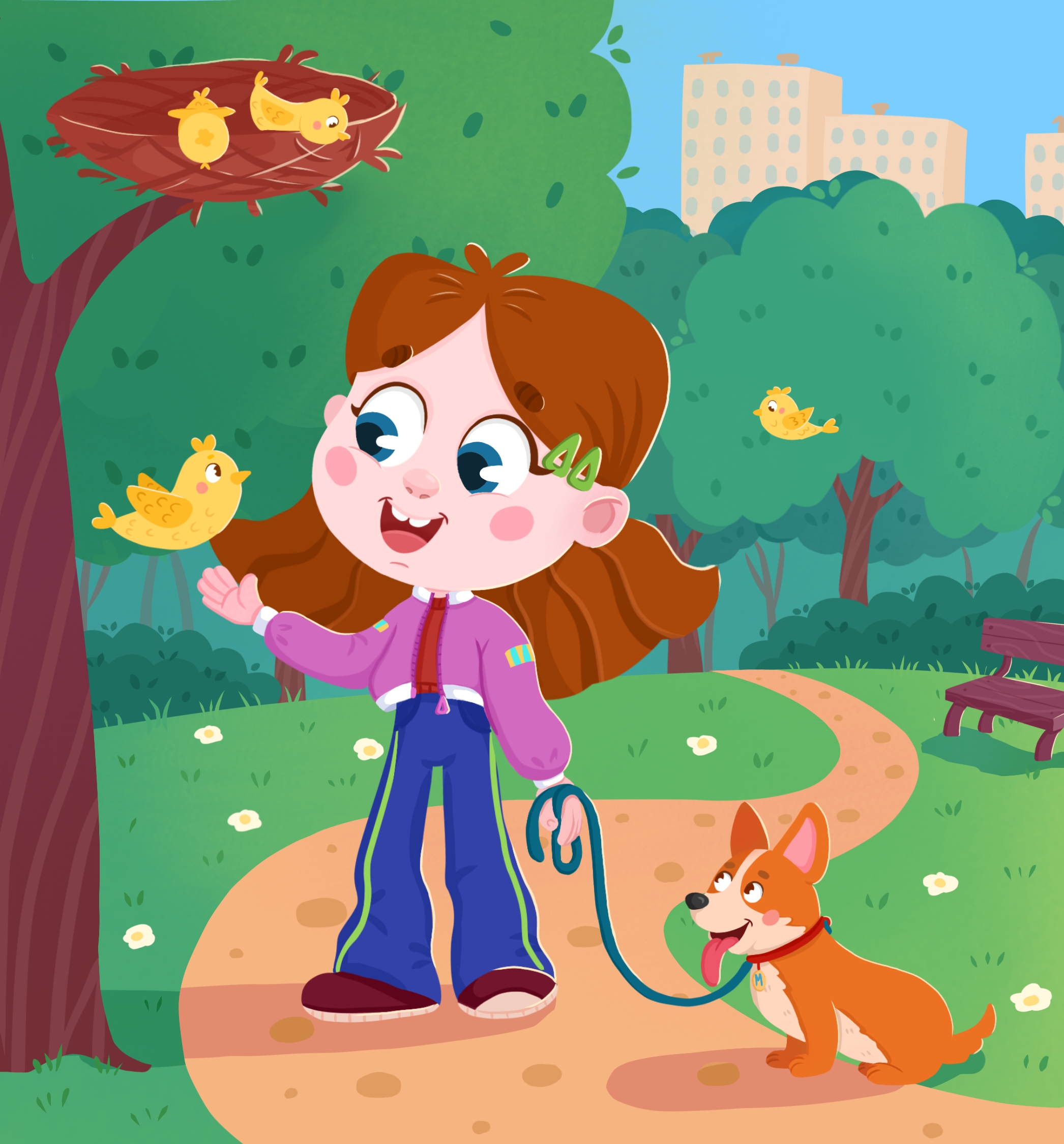 Спасение птенца