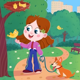 Спасение птенца 