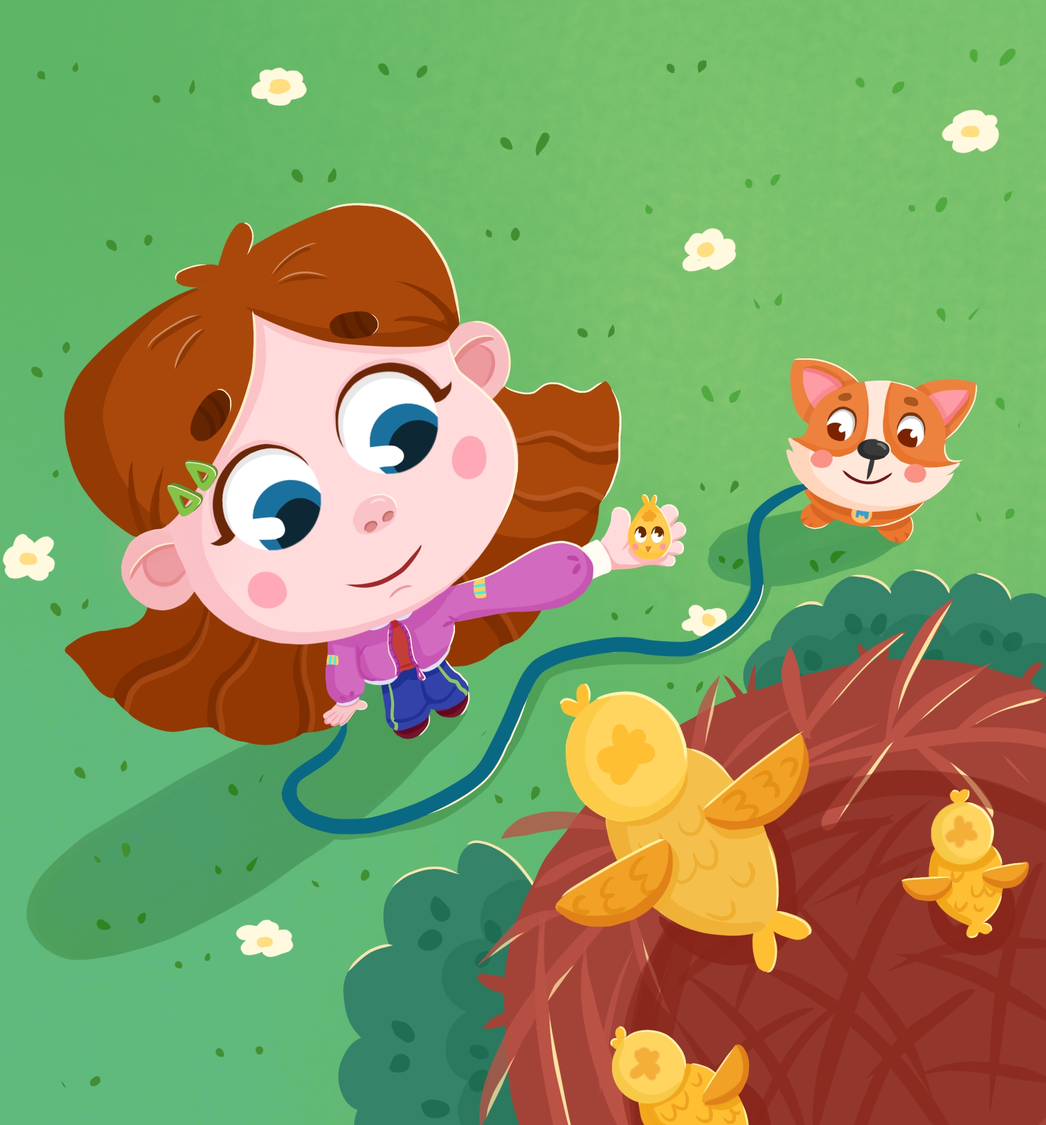 Спасение птенца