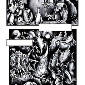 Страница из комикса "Хмурь"