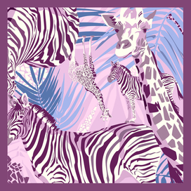 VECTOR SILK SCARF DESIGN