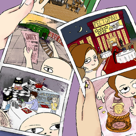 Иллюстрация из словаря "Живой Русский" для РКИ 