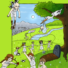 Иллюстрация из словаря "Живой Русский" для РКИ 