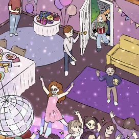 Иллюстрация из словаря "Живой Русский" для РКИ 