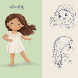 Дизайн персонажа для детской книги