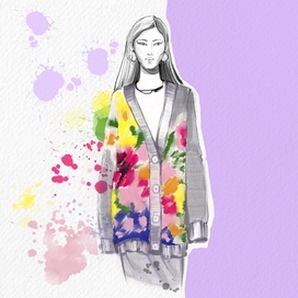 Fashion иллюстрация 