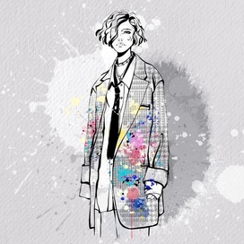 Fashion иллюстрация 