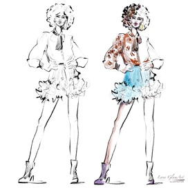 Fashion иллюстрация 