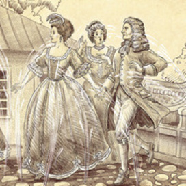 Петр 1 шутит (Шутиха). Подвал разворота.