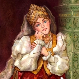 Портрет боярышни