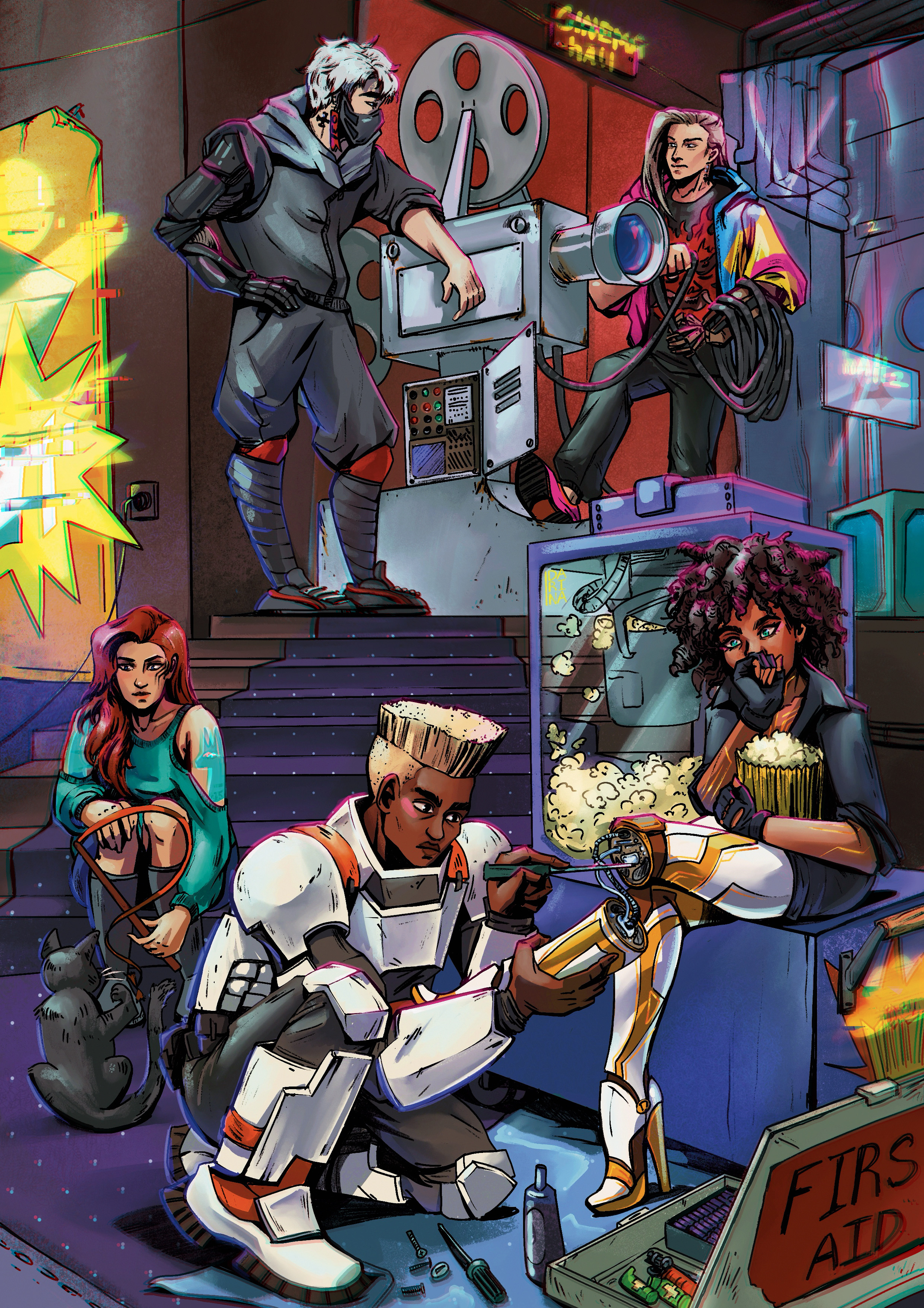 Иллюстрация по игре Cyberpunk 2020