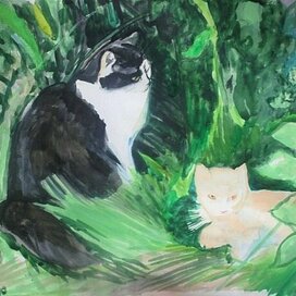 Винни II и Персик