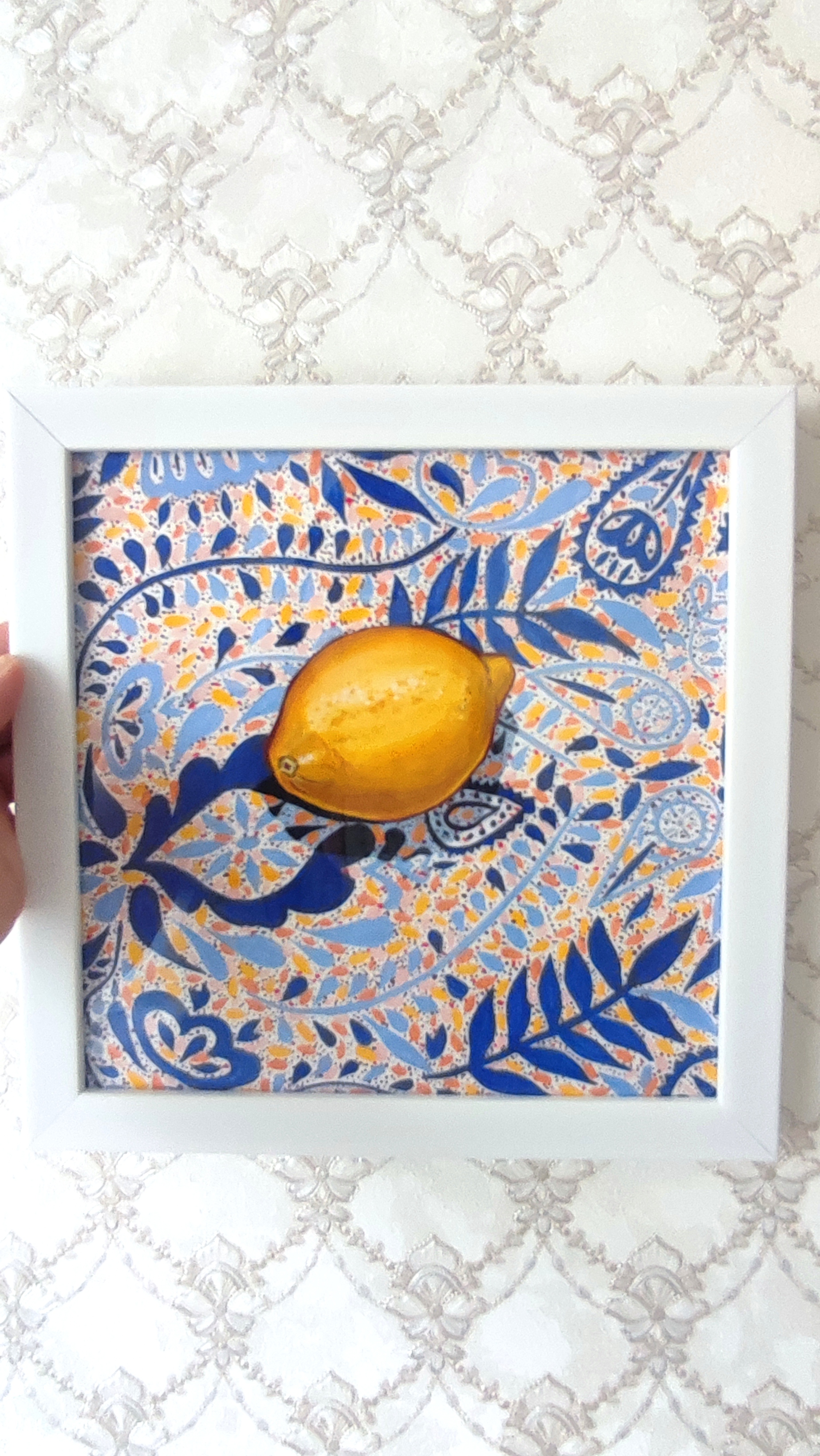 Натюрморт с лимоном