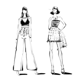 Fashion иллюстрация