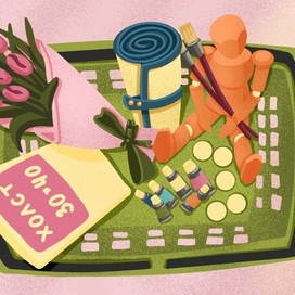 Шопинг иллюстратора