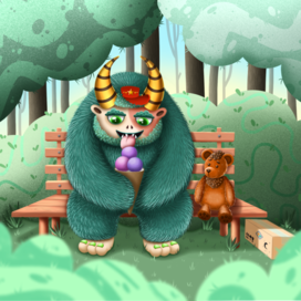 Перерыв на сладенькое | Гримми почтальон 🍨