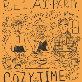 Иллюстрация для постера, плакат, открытка - Masha BGD