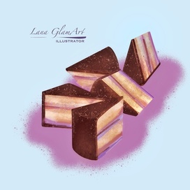 Кусочки пирога