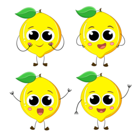 Лимонка маскот для мегамаркета "Весна"