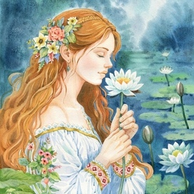 "Нимфея" ( акварель )