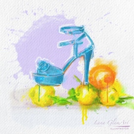 Композиция с туфелькой