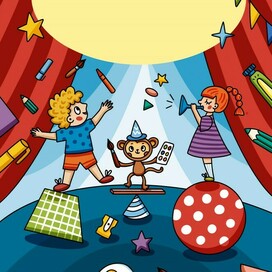 Раскраски про геометрические фигуры