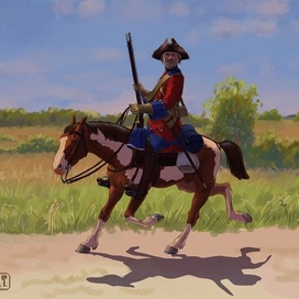 Нижегородский драгун. 1719 г.