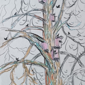 Скворцы в апреле 