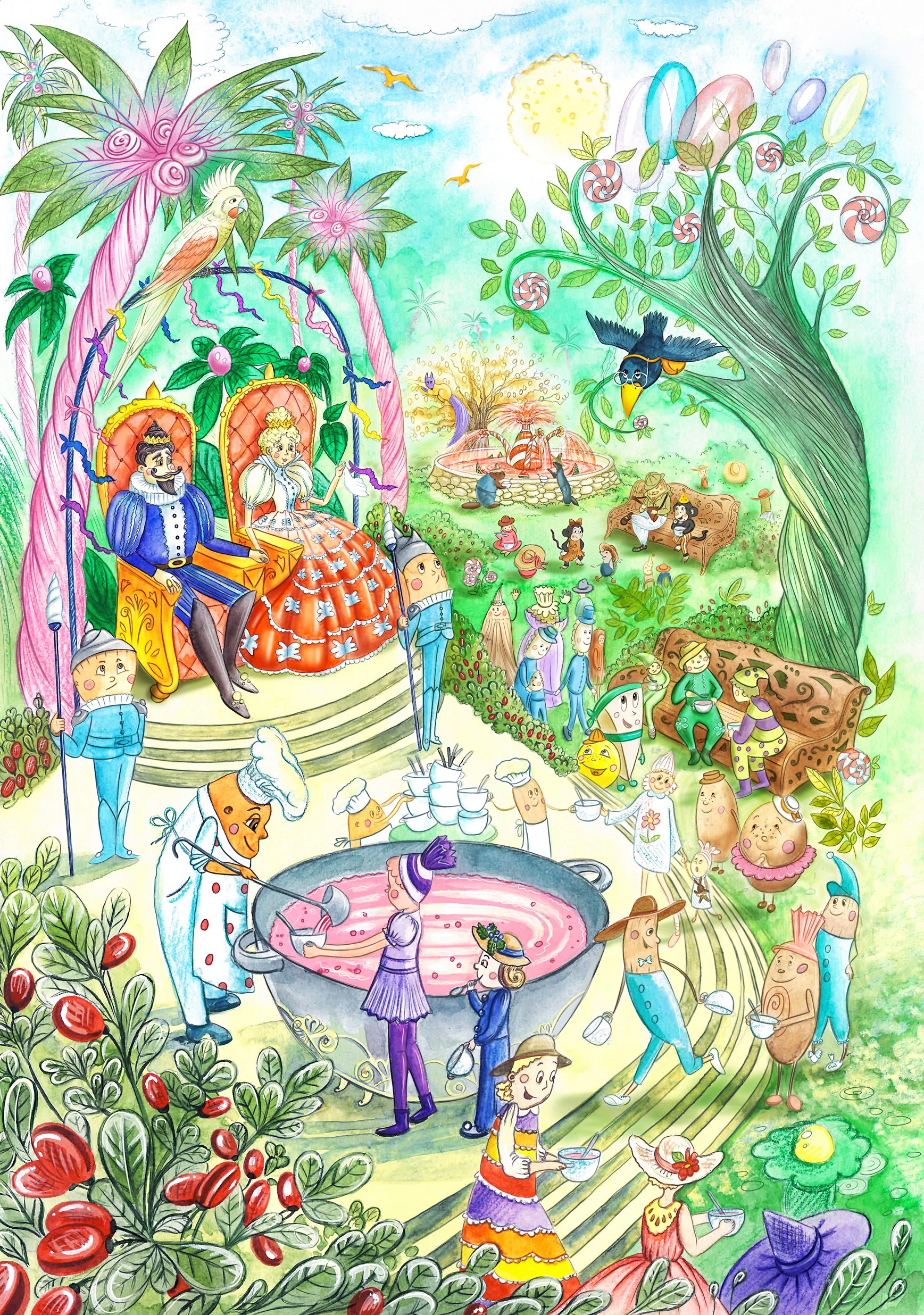 Праздник зефирного супа в королевстве Халвагория