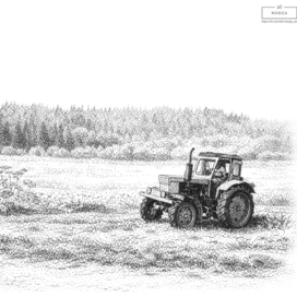 Работа в поле.