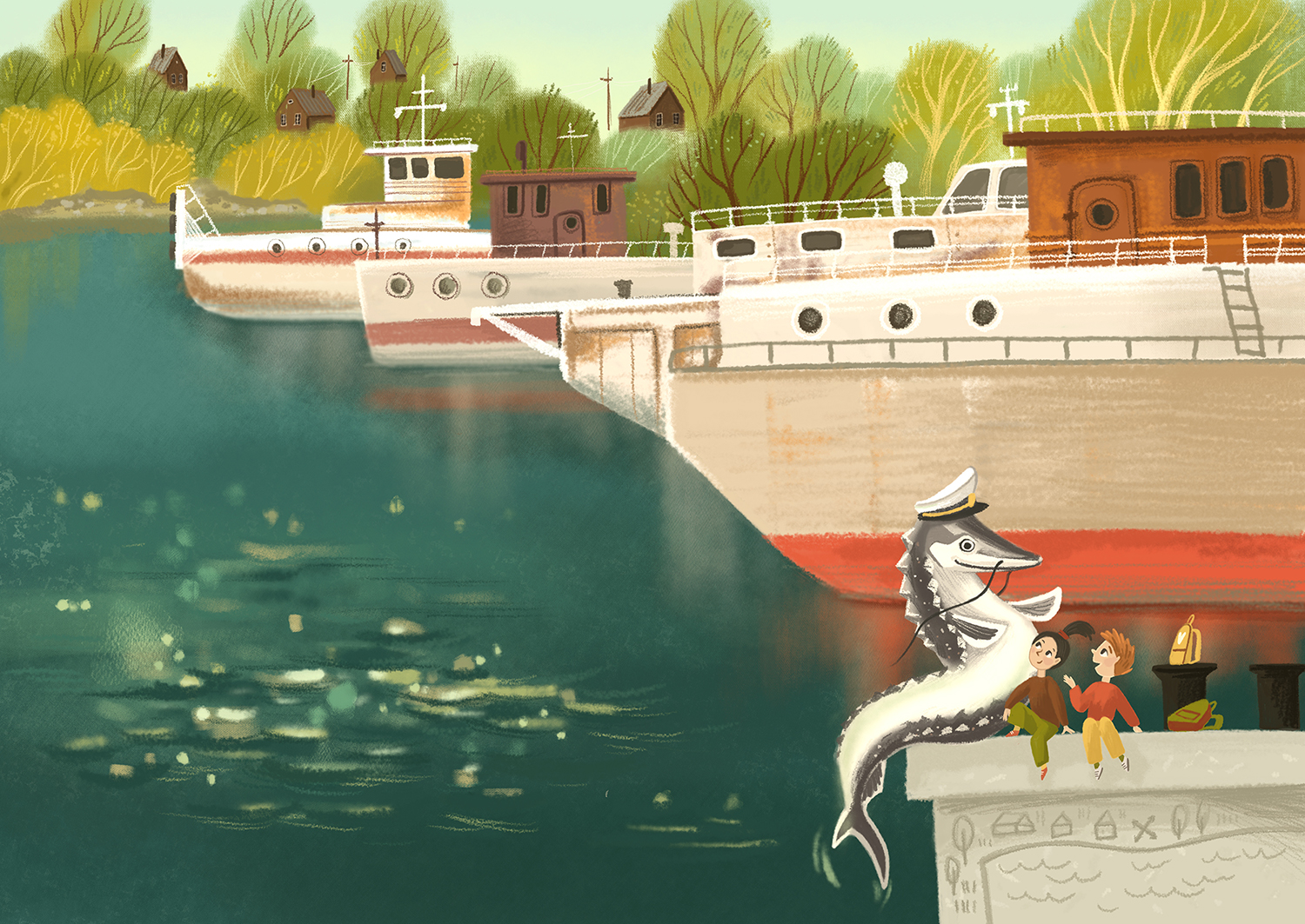 Иллюстрация для сборника рассказов Легенды Затона.