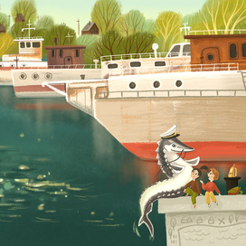 Иллюстрация для сборника рассказов Легенды Затона.