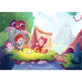 Иллюстрация «Приключения принцессы Ойши»