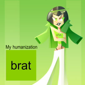 Хуманизация альбома BRAT