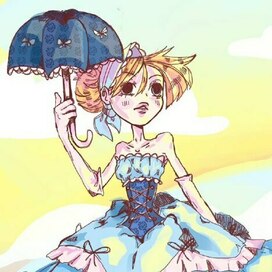 Принцесса с зонтом