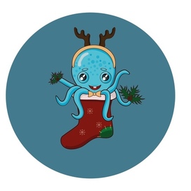 Рождественский осьминог