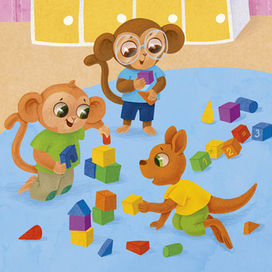 Иллюстрация для книги про школу