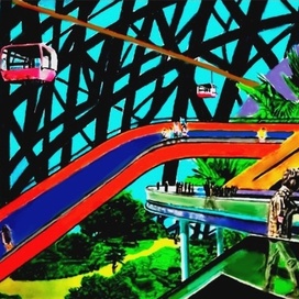 Сказочный город будущего.